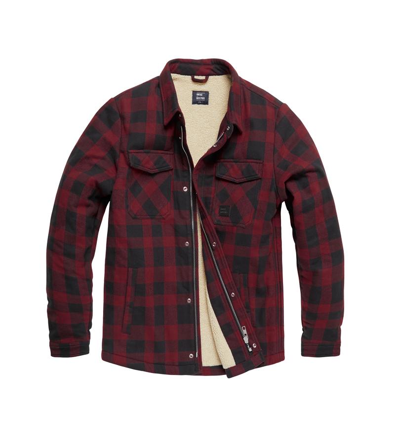 Vintage Industries - Vintage Industries Sherpa Red Check